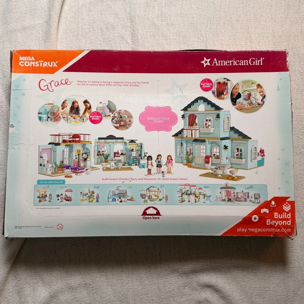 Mega Construx American‎ Girl Grace's 2‑in‑1 Buildable Home Set - AS IS